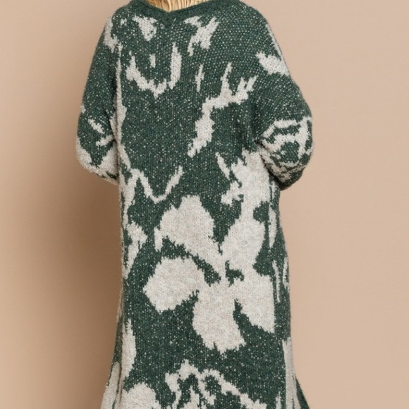 Printed Oversized Cardigan - Picture 5 of 6